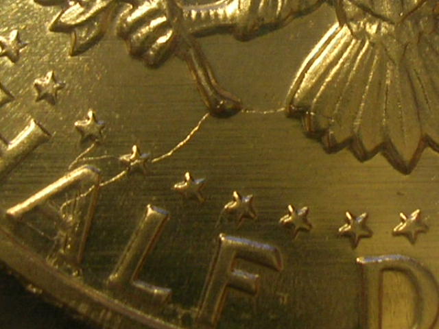1964-Kennedy-Half-Dollar-Die-Crack-In-Proof-Pack---Cut-Open-Or-Not?
